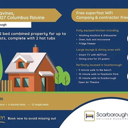 Huge 12 Bedroom Sleep 24 Luxury With 2 Hot Tubs *